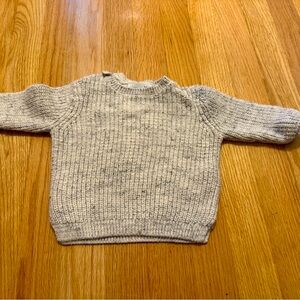 Zara chunky sweater. Size 3-6m. Light beige.